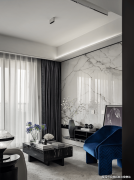 从卧床布景墙进行了软包处置